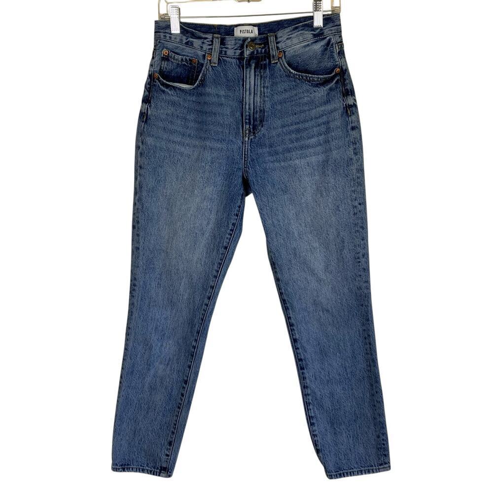 Pistola Sz 27 Keaton High Rise Slim Straight in Playday Wash 90s Ankle Casual - Picture 2 of 16